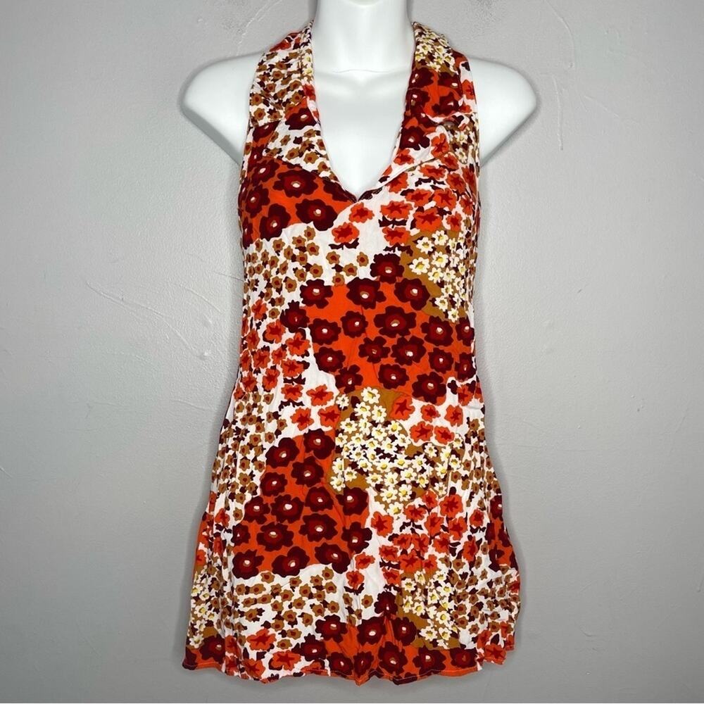 HER PONY Mini Dress Womens Size 2 Festival Retro Boho Coachella Hippie Nostalgia